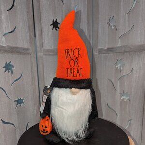 New Large 19" RAE DUNN 19in Trick Or Treat Plush Gnome Halloween Holiday decor